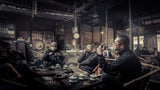 Chengdu old Teahouse 《茶馆老炮》 Poster och Canvastavla