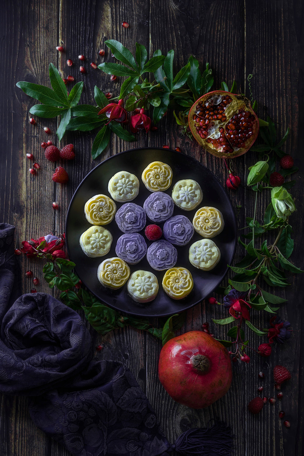 Snowy Mooncake Poster och Canvastavla