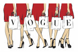 Vogue Girls Poster och Canvastavla