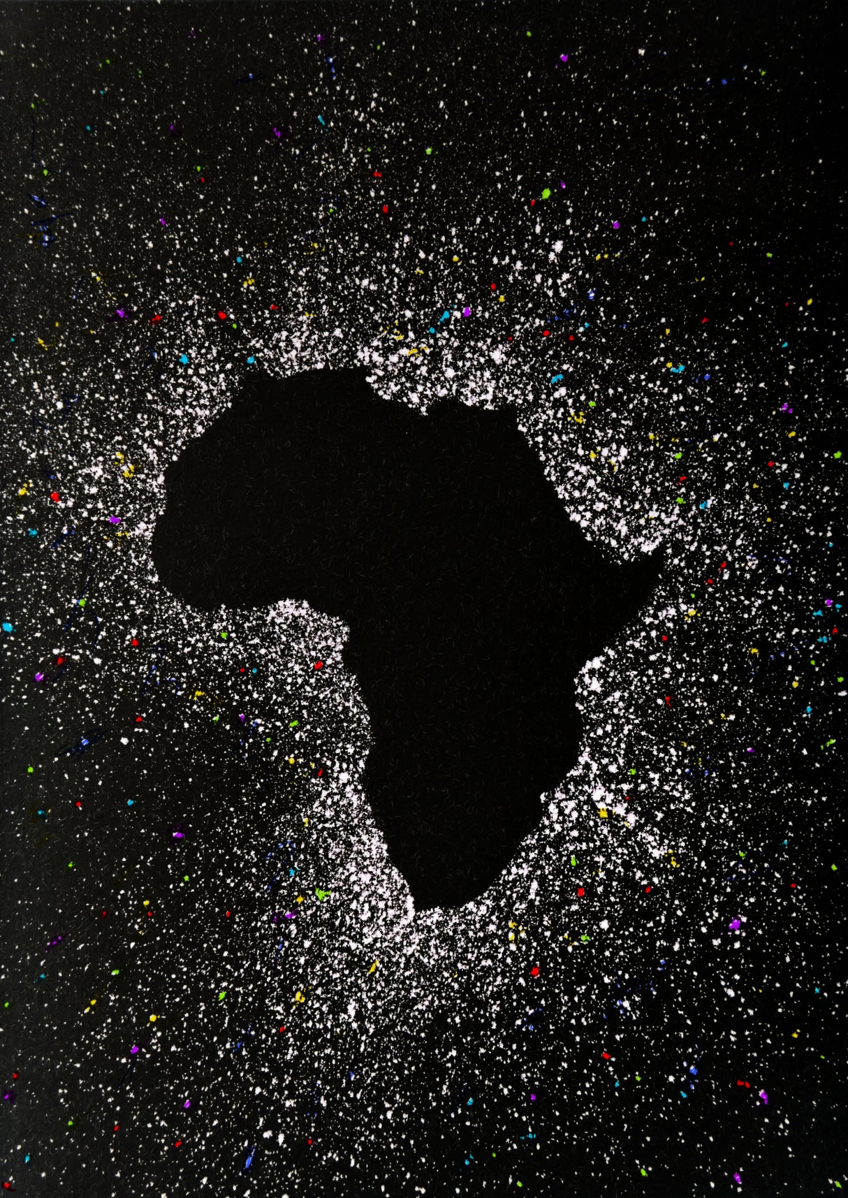 African Dynamic Eclipse Poster och Canvastavla