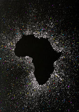 African Dynamic Eclipse Poster och Canvastavla