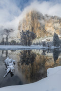 El Capitan in Winter Poster och Canvastavla