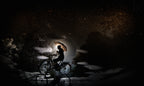 Pedaling by bicycle... Poster och Canvastavla