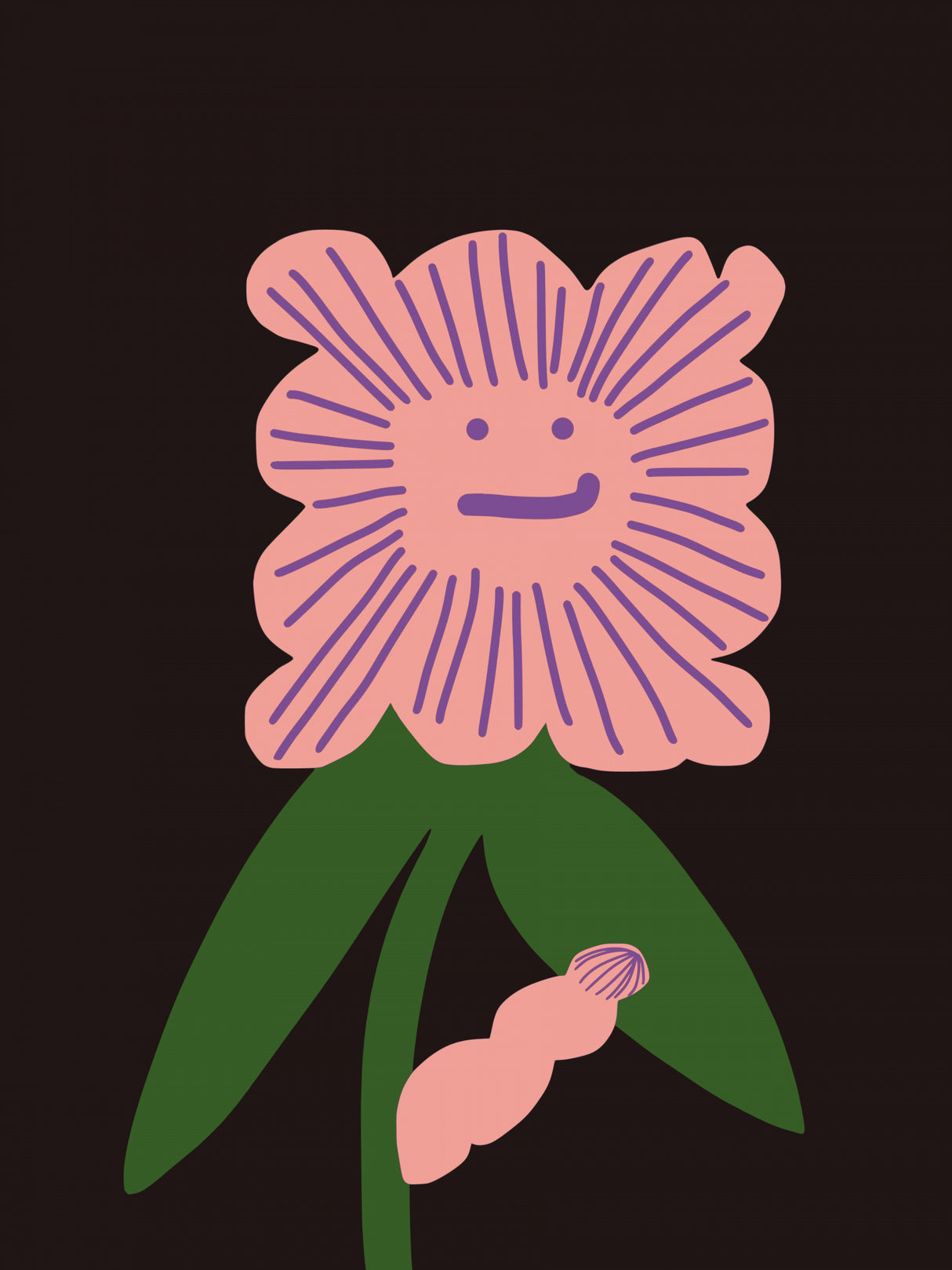 Pink Bloomer Poster och Canvastavla