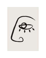 Abstract Face No2 Poster och Canvastavla