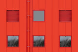 Just Red Poster och Canvastavla