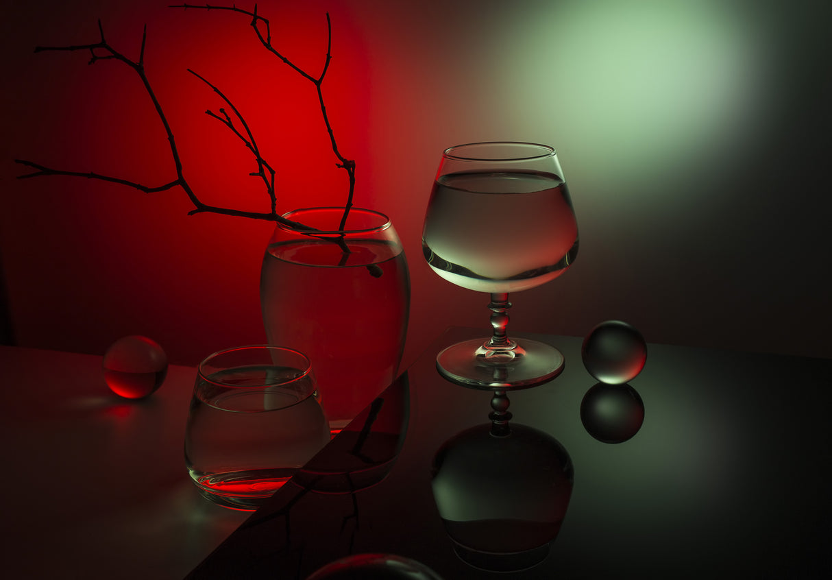 From the series "Experiments with glass" Poster och Canvastavla