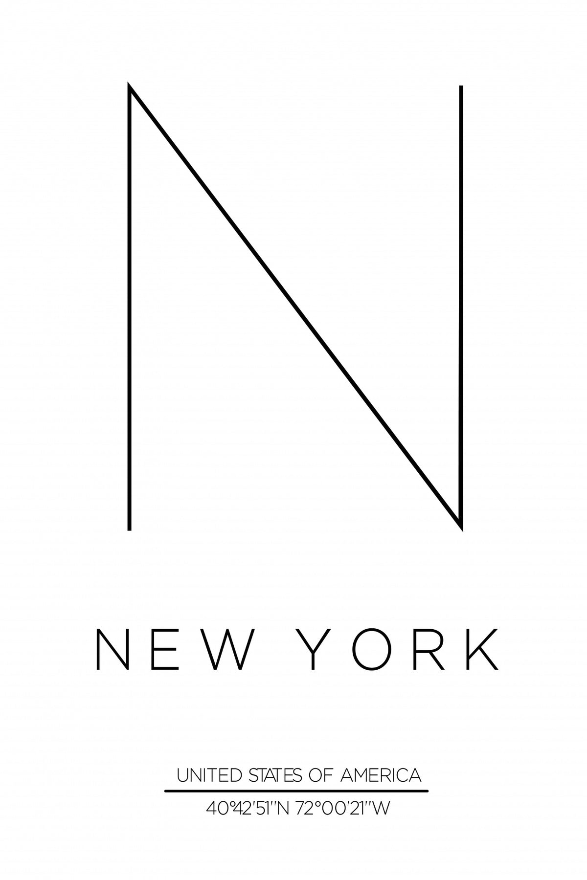 NEW YORK Poster och Canvastavla