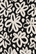 Giant Beige Flower Pattern Poster och Canvastavla