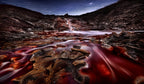 Last Lights in Rio Tinto III (Red River) Poster och Canvastavla