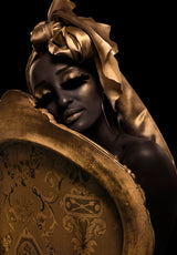 Gold Poster och Canvastavla