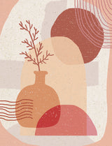 Boho Plant &amp; Pot Poster och Canvastavla