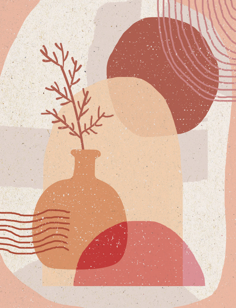 Boho Plant a Pot Vas och keramikposter