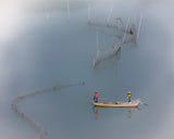Cruising On the Fish Farm Poster och Canvastavla