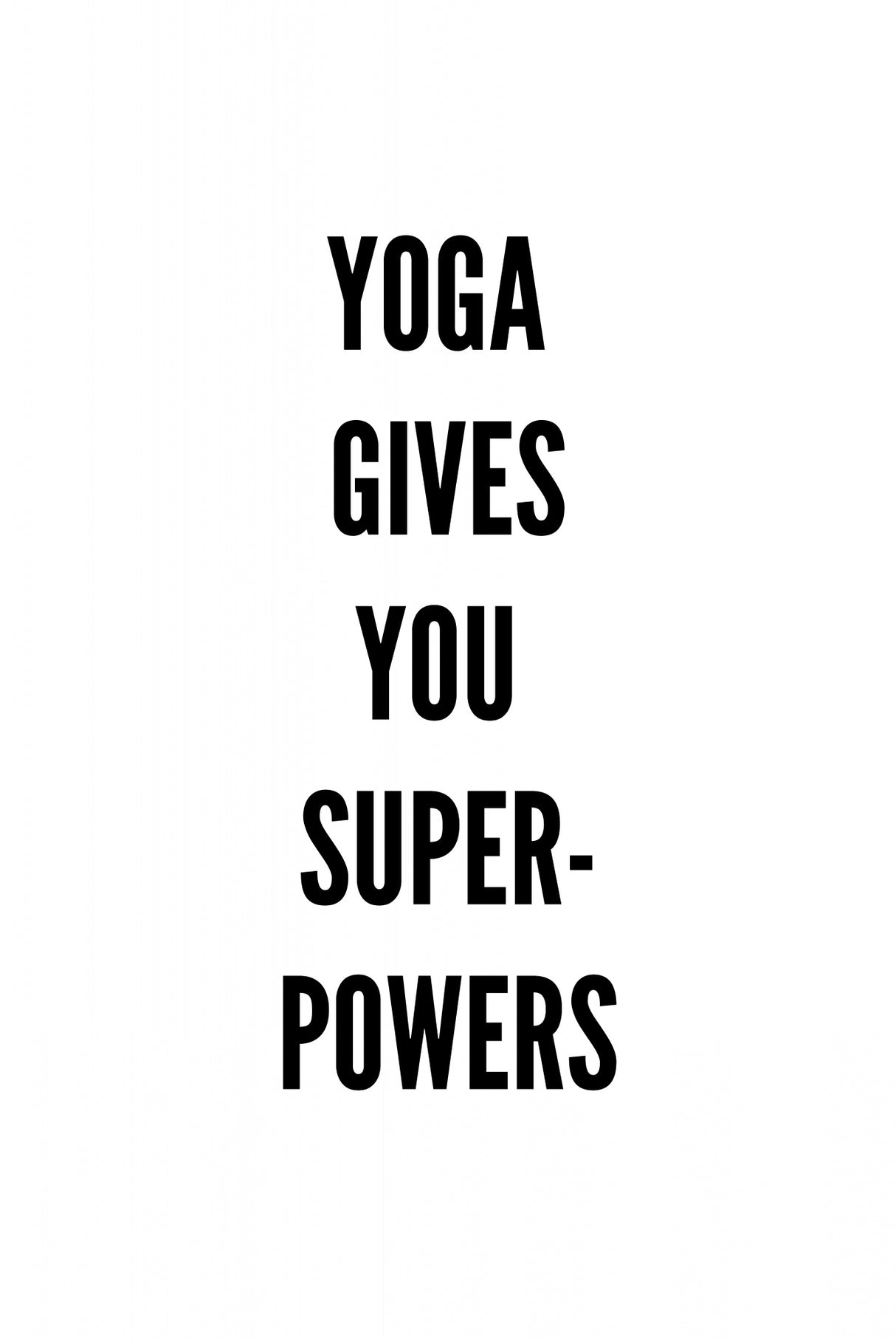 Yoga Power Poster och Canvastavla