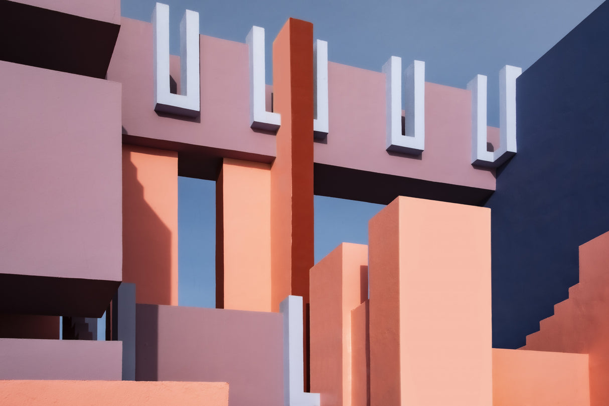 Muralla Roja #8 Poster och Canvastavla