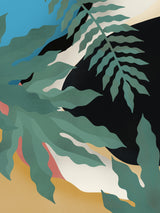 Tropical Boho Leaf Poster och Canvastavla