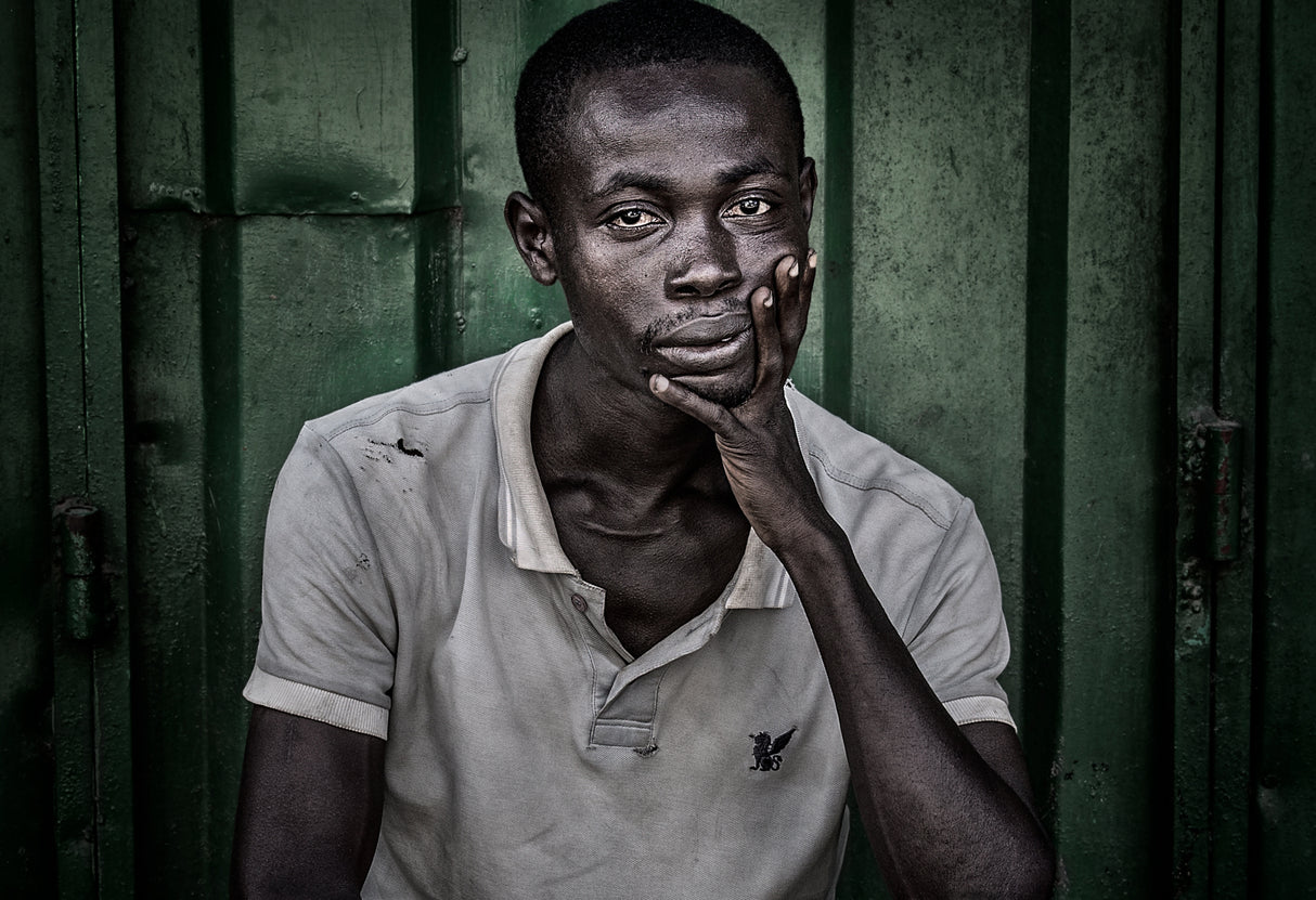 Man from Ghana. Poster och Canvastavla