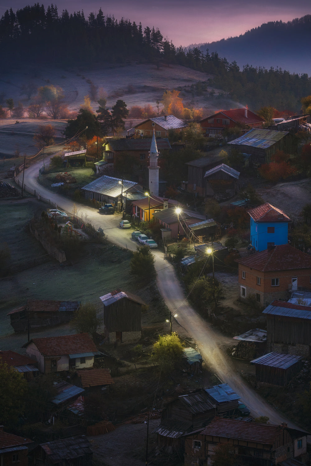 Minutes before sunrise Poster och Canvastavla