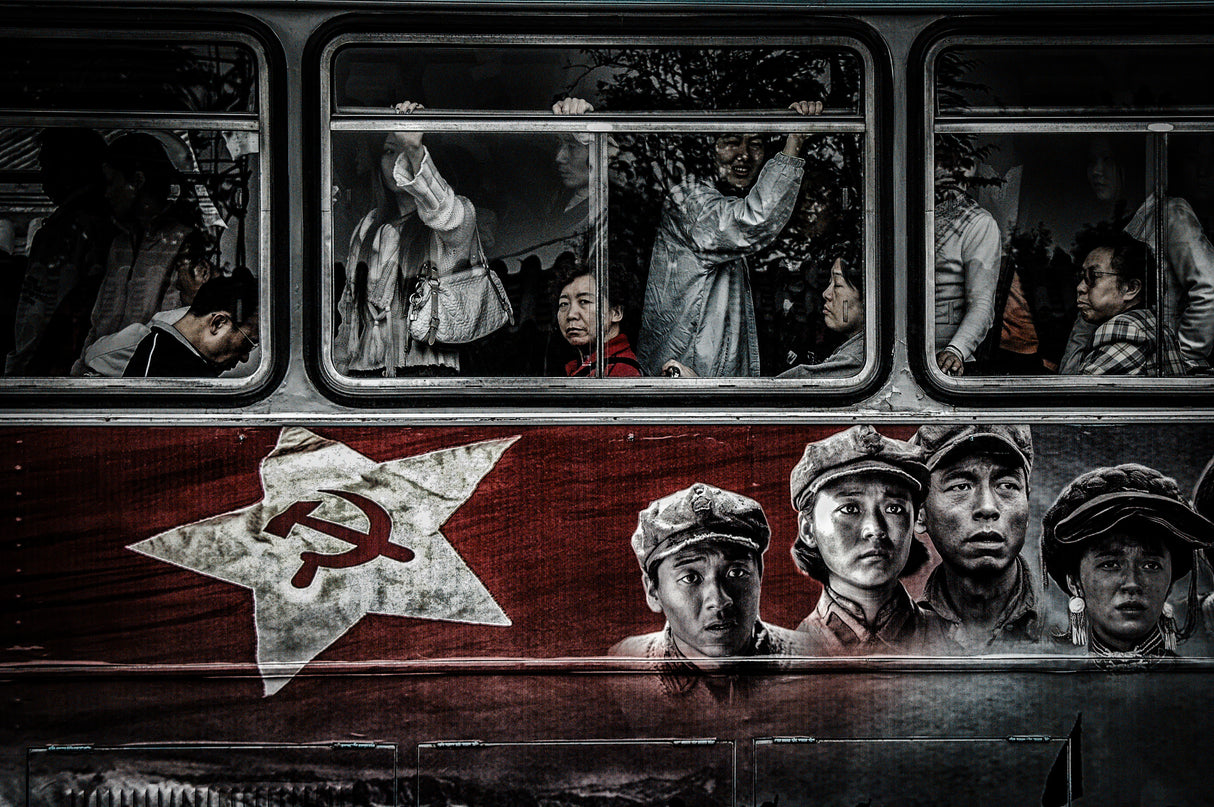 Peking Bus Poster och Canvastavla