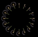 Clock Dandelion Poster och Canvastavla