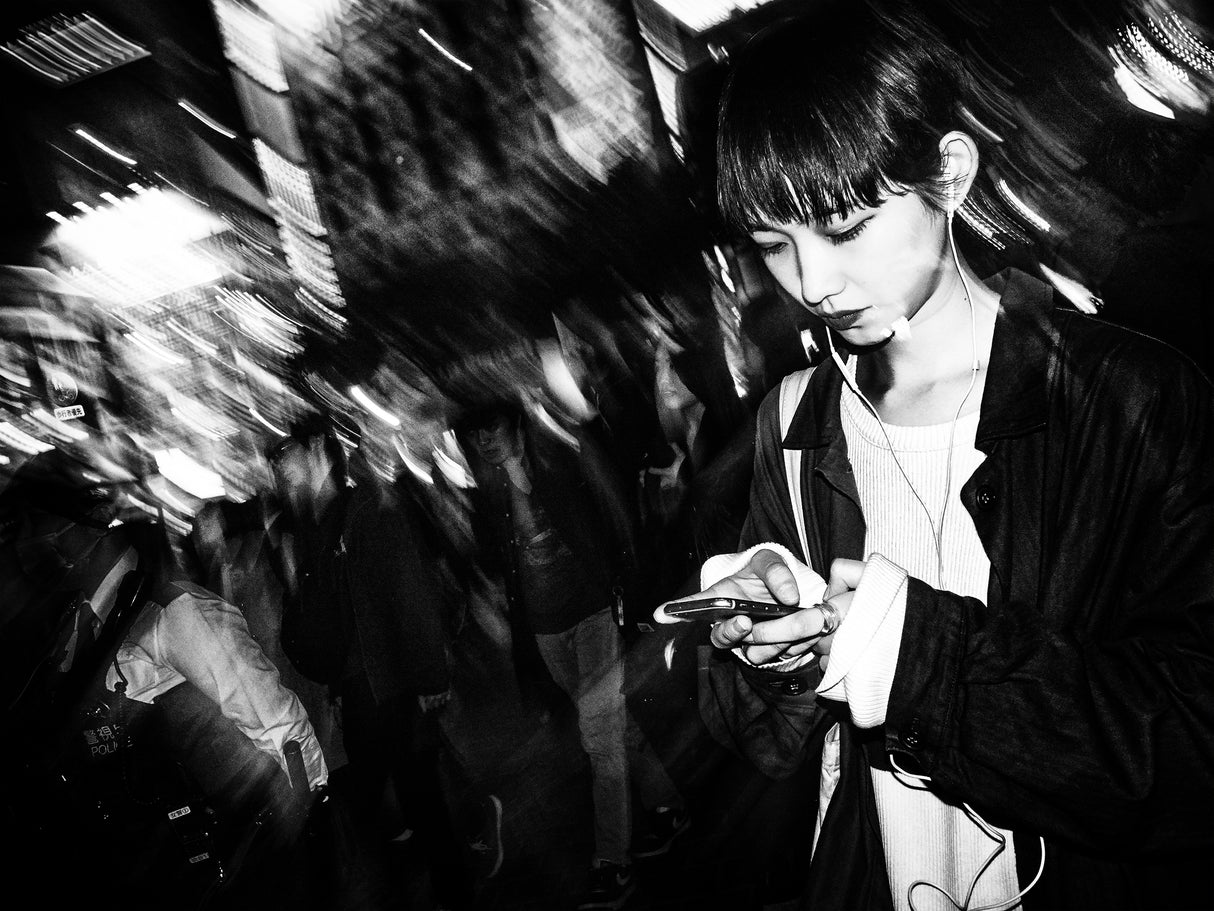 Shibuya Street - TOKYO 2016 Poster och Canvastavla