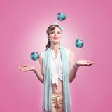 Three balls and a lady Poster och Canvastavla