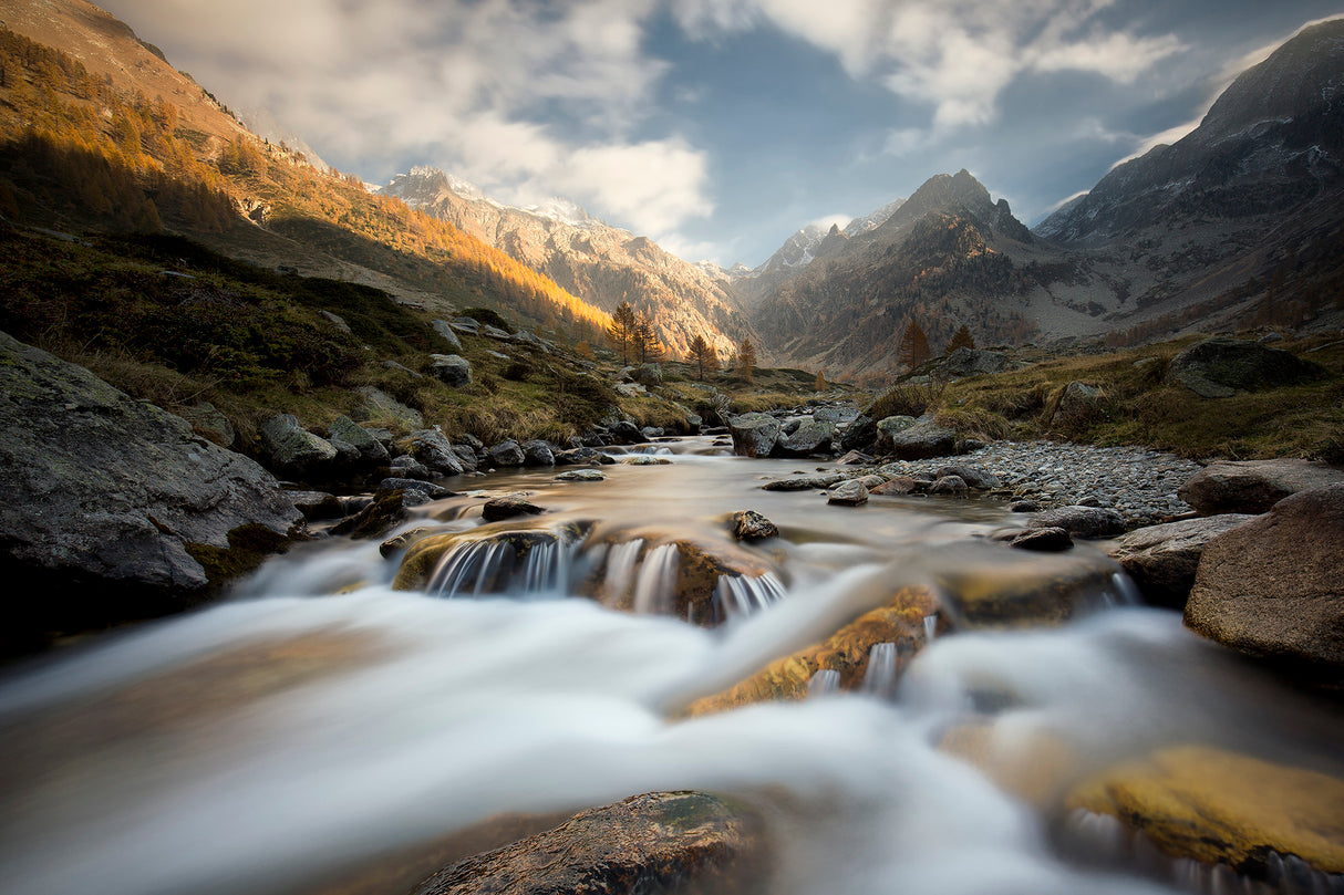 Autumn in the Alps Poster och Canvastavla