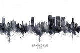 Birmingham Alabama Skyline Poster och Canvastavla