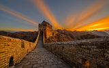 Great Wall sunrise Poster och Canvastavla
