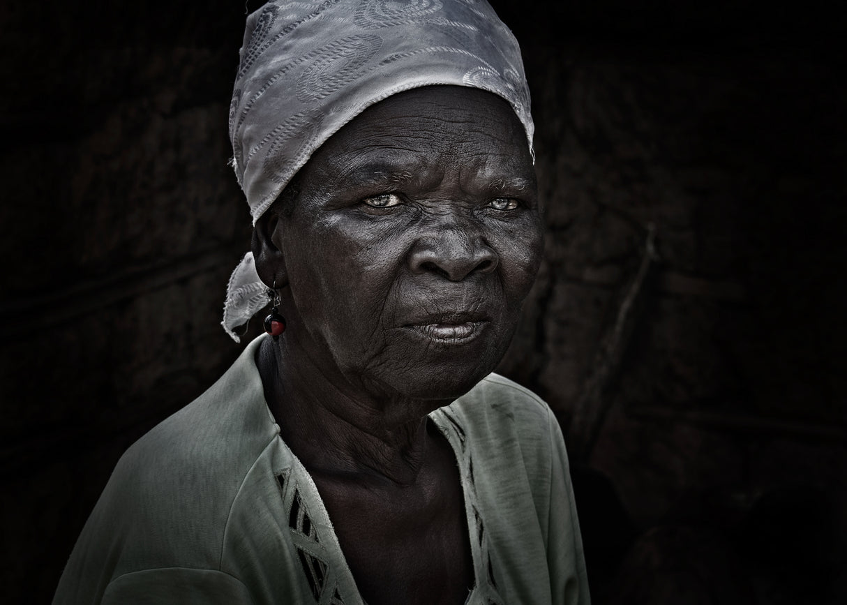 Woman from Ghana. Poster och Canvastavla