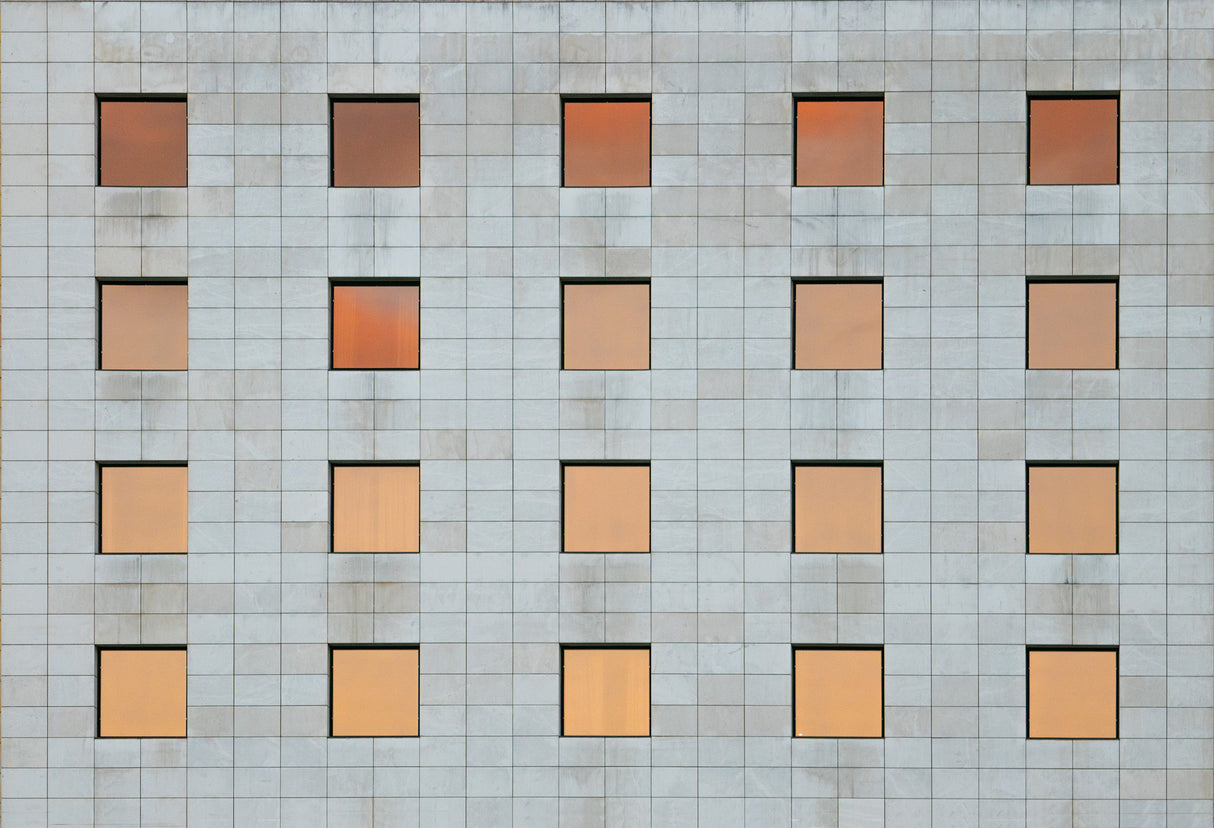The golden hour in the windows Poster och Canvastavla