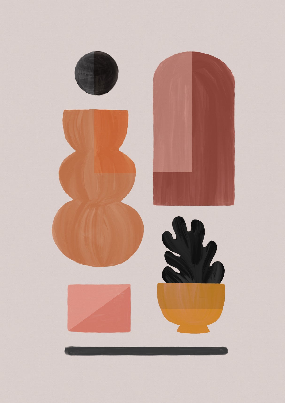 Boho Objects I Poster och Canvastavla