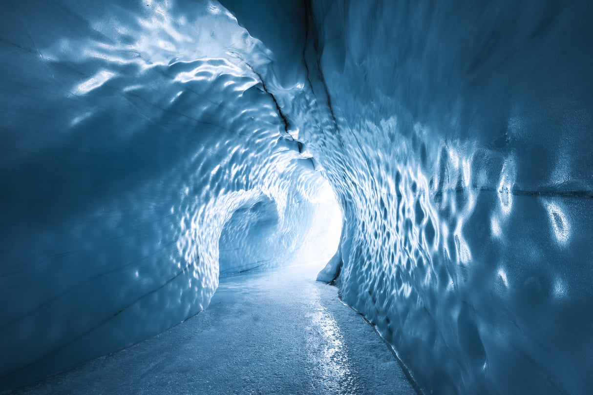 Ice Cave Path Poster och Canvastavla