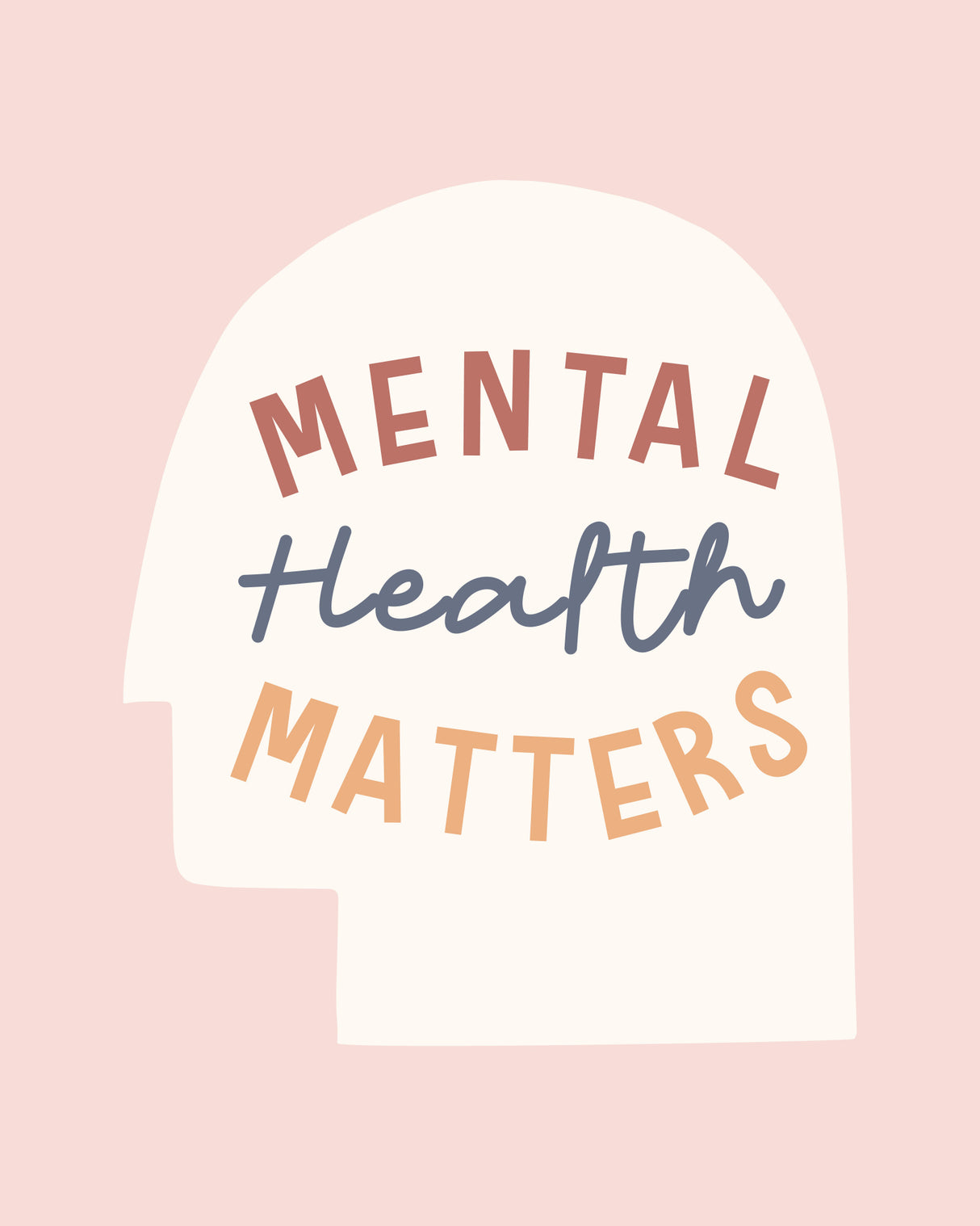 Mentalhealthmatters Poster och Canvastavla