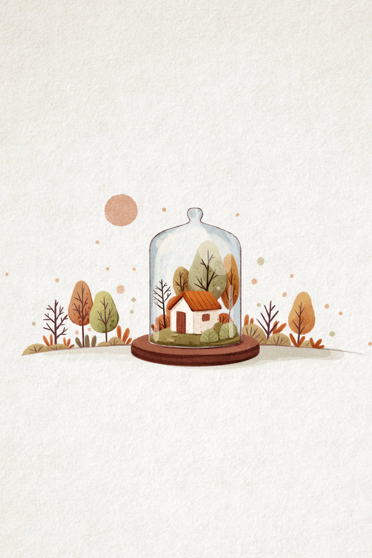Autumn Tree Poster och Canvastavla
