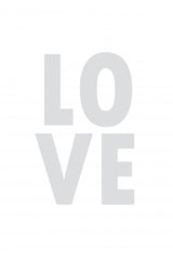 Lovegray2f Oju 2x3 Poster och Canvastavla