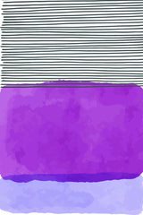Watercolor Lines Series #3 Poster och Canvastavla