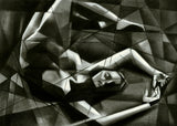Cubist Nude - 17-10-15 Poster och Canvastavla