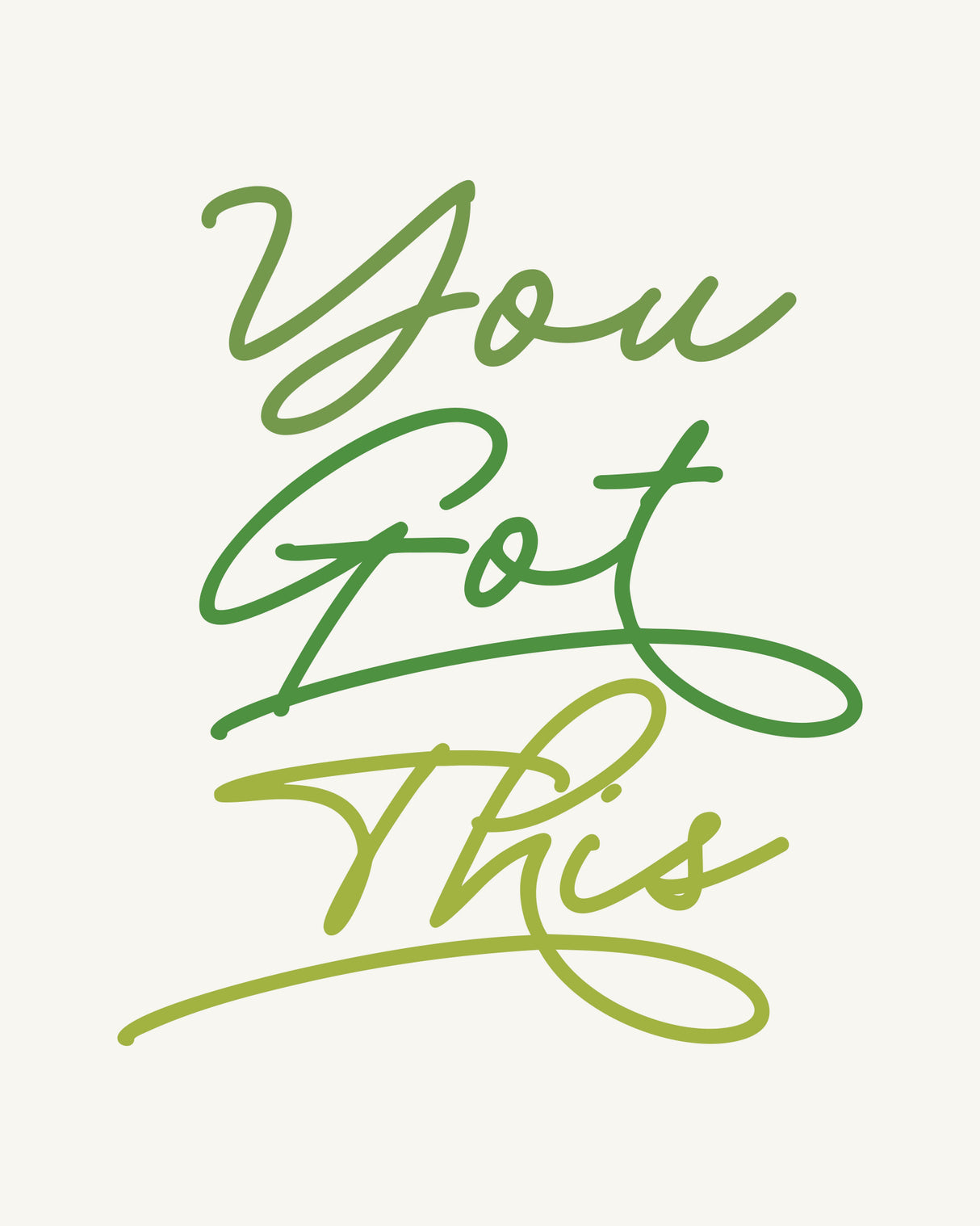 You Got This Poster och Canvastavla