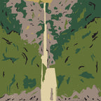 Waterfall Poster och Canvastavla