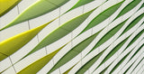Dancing yellow and green Poster och Canvastavla