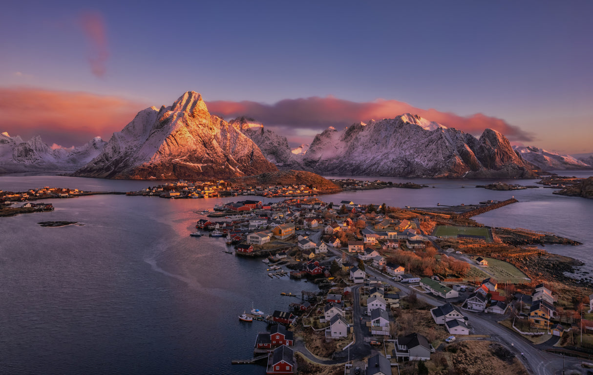 Sunrise at Lofoten Poster och Canvastavla