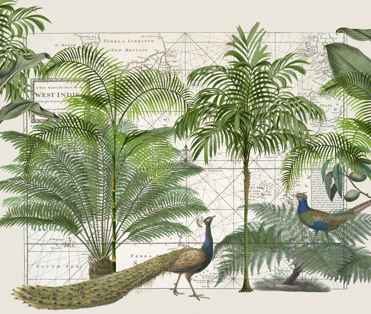 Tropical Empire No6 Poster och Canvastavla