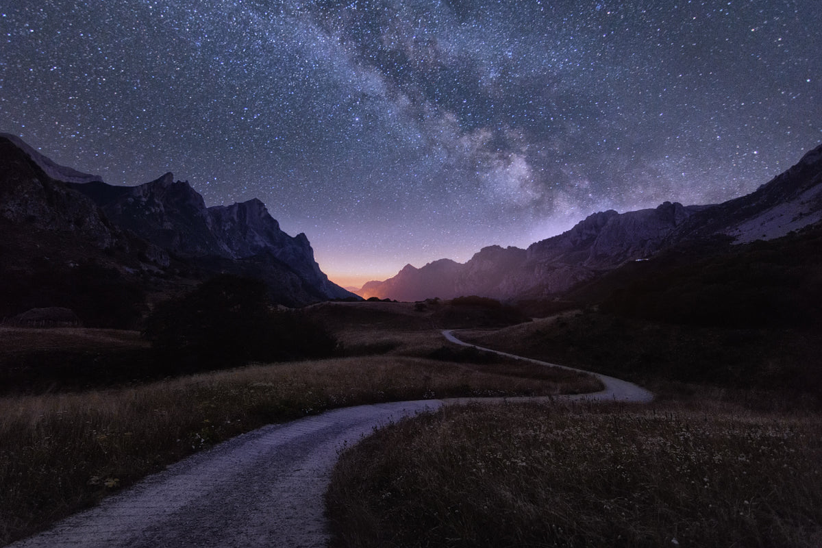 walking the stars Poster och Canvastavla