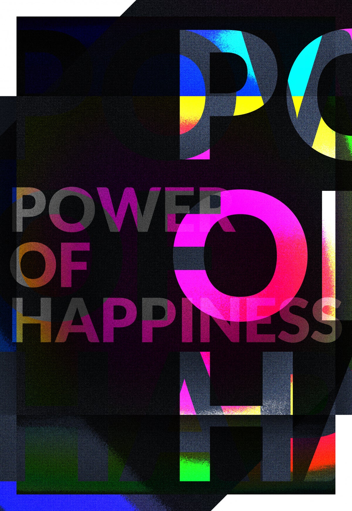 Power of Happiness Poster och Canvastavla