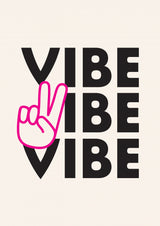 Vibes Poster och Canvastavla