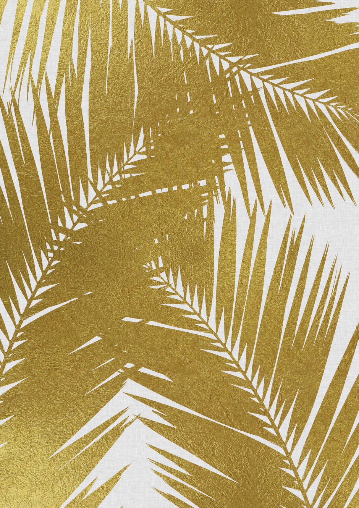 Palm Leaf Gold III Poster och Canvastavla