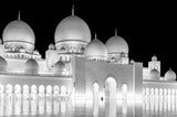 Light of Abu Dhabi Grand Mosque Poster och Canvastavla