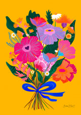 Eclectic Flowers Poster och Canvastavla